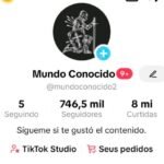 Conta TikTok Monetizada +745 mil Seguidores