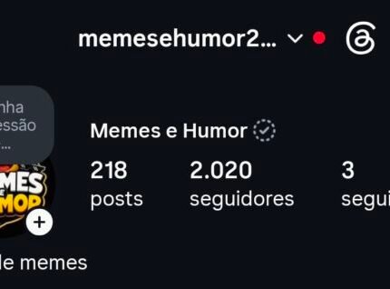 Conta Instagram 2K