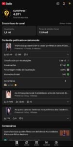 🔥Canal +4K de inscritos CurioVerso + 1,9M de Views em 28 Dias
