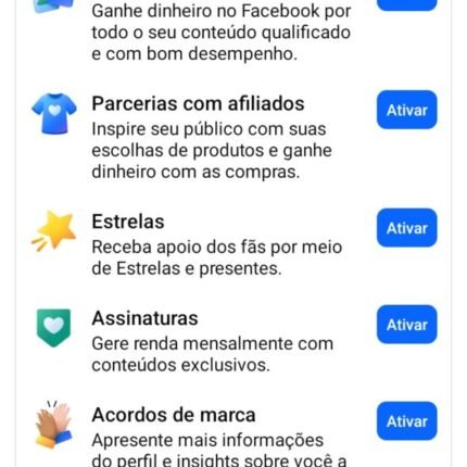Página Monetiza com 10 mil seguidores