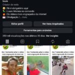 Conta engajada do Instagram