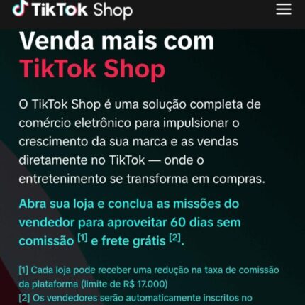 TIKTOK COM SHOP LIBERADO🛍️ | aprox. 3 K ❤️ | PREÇO REDUZIDO
