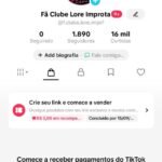 vendo conta do tiktok com shop liberado bem engajada 1890 Seguidores