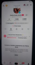 CONTA DO TIKTOK COM SHOP ATIVO +1,4K SEGUIDORES, LIVES ATIVAS (ENGAJAMENTO REAL)