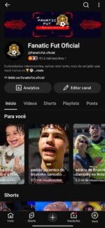 CANAL YOUTUBE MONETIZADO | 91K SUBS | (ACEITO OFERTA) +52 MILHÕES DE VIEWS | NICHO FUTEBOL| ALTA ENGAJAMENTO