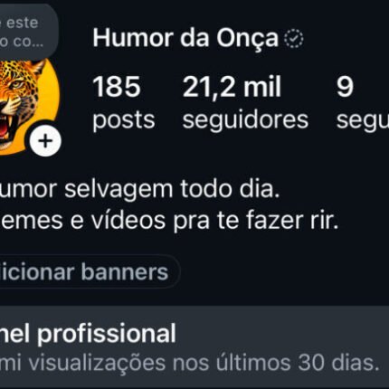 Conta Instagram +21K super engajada