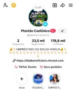 🔥 CONTA TIKTOK À VENDA — 33,5 MIL SEGUIDORES! 🔥