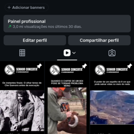 Conta instagram