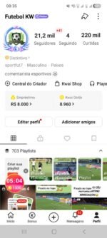 Conta kwai com mais de 20 mil seguidores