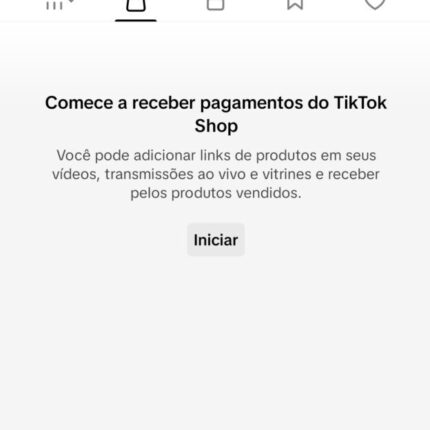 Conta 12K seguidores com TikTok Shop Ativo