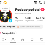 Podcast policial .. shop limpo pronto pra passar pro comprador