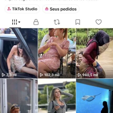 Conta TikTok Monetizada 74,2 mil mil Seguidores 480 mil curtidas bem engajada