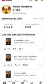 CANAL DARK NICHO ARCANJO MIGUEL 7K+ SUB