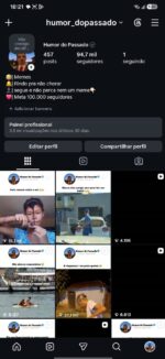 Conta engajada do Instagram 94K de Seguidores