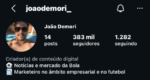 Instagram 380 mil seguidores