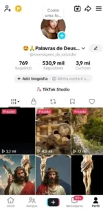 OFERTA IMPERDÍVEL!!! Conta monetizada com 530 mil seguidores e quase 4 milhões de curtidas bem engajada e com mais de 300 vídeos publicados