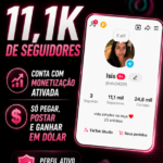 Conta TikTok 11K com Monetização Ativada