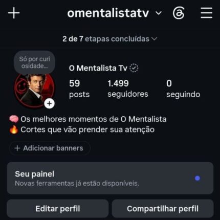 PERFIL INSTAGRAM 1.4K SEGUIDOR ENGAJADO