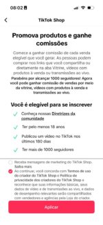 Conta 12K com TikTok Shop + Monetização + Marketplace de Criadores + Trabalhe com Artistas | Todas formas de monetizar com o TikTok Disponíveis | Sem documentos - Imagem 4