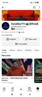 Canal de entretenimento com 694 inscritos. - Imagem 2
