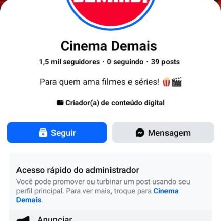 Página no Facebook com Monetização de Conteúdo Liberada!