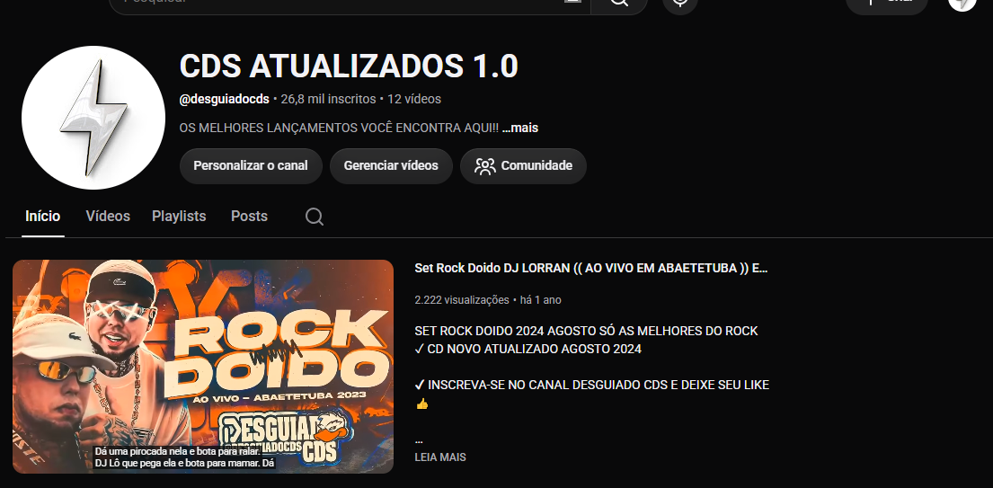 w CANAL 26K DE INSCRITOS - Imagem 1