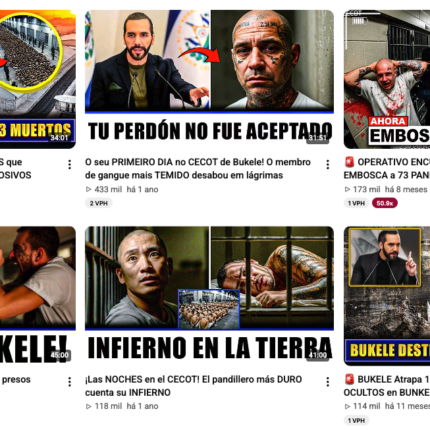 Conta Youtube Monetizada - Nicho de Bukele (Espanhol) Fez +50K reais
