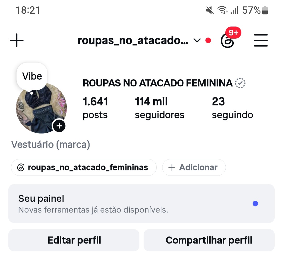 1 ROUPAS ✅🔴Super Promoção- Por tempo limitado-Conta do Instagram +112 MIL Seguidores Reais e Orgânico-LEIA a Descrição✅🔴. - Imagem 1