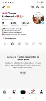 Vendo conta do tiktok, com total de 2,616mil seguidores e com total de 13,5mil curtidas,métricas maravilhosas,,,tiktok shop ativo🔥 - Imagem 5