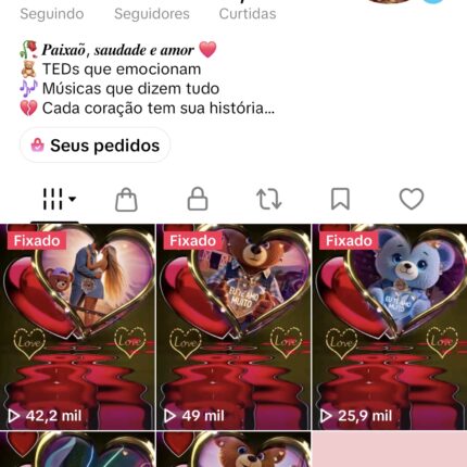Vendo conta do tiktok, com total de 2,616mil seguidores e com total de 13,5mil curtidas,métricas maravilhosas,,,tiktok shop ativo🔥