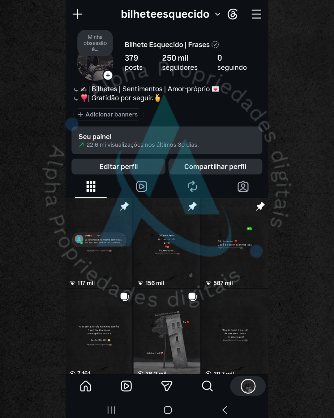 17_20261023_092825_0000 Instagram impecável 250k totalmente orgânicos engajados - Imagem 1