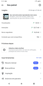 🚀PERFIL DO INSTAGRAM FEMININA ORGÂNICO (12.3 mil seguidores & 1.2 MILHÕES de viws em 30D) - Imagem 2