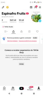 Tiktok Perfil 37 Mil Seguidores(TIKTOK SHOP ATIVO) SEM RESTRIÇÃO - Imagem 3