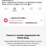 CONTA DO TIKTOK COM SHOP ATIVO +1,6K SEGUIDORES, LIVES ATIVAS (ENGAJAMENTO REAL)