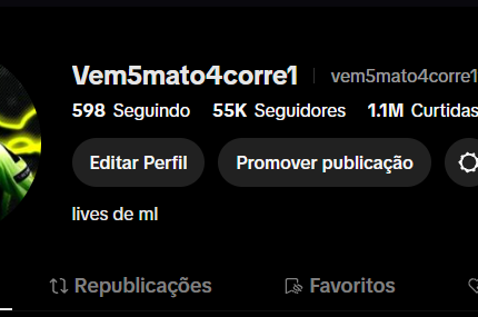 Canal do tiktok