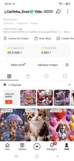 Vendo conta de kwai, com total de 11,7mil seguidores e 58,5mil curtidas, conta platina,aproveita essa oportunidade