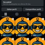 Perfil do instagram 8K seguidores brasileiros 🇧🇷