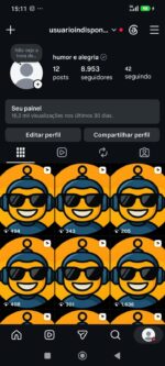 Perfil do instagram 8K seguidores brasileiros 🇧🇷