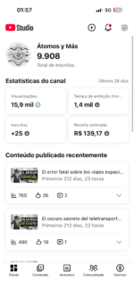 CANAL DARK ESPANHOL 9900 INSCRITOS TODO OK PRONTO PARA COMEÇAR A GERAR DINHEIRO! - Imagem 3