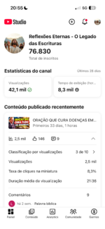 CANAL DARK 76 MIL INSCRITOS RENDEU 74 MIL EM 9 MESES EX MONETIZADO! - Imagem 2