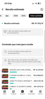 CANAL DARK 76 MIL INSCRITOS RENDEU 74 MIL EM 9 MESES EX MONETIZADO! - Imagem 5