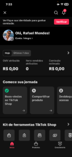 CONTA TIKTOKÀ VENDA 1.257 seguidores | TIKTOK SHOP ATIVO SEM DOCUMENTOS - Imagem 3