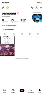 CONTA TIK TOK 💄