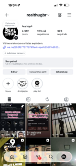 Real thug br Página Instagram com 123 Mil Seguidores - Imagem 2