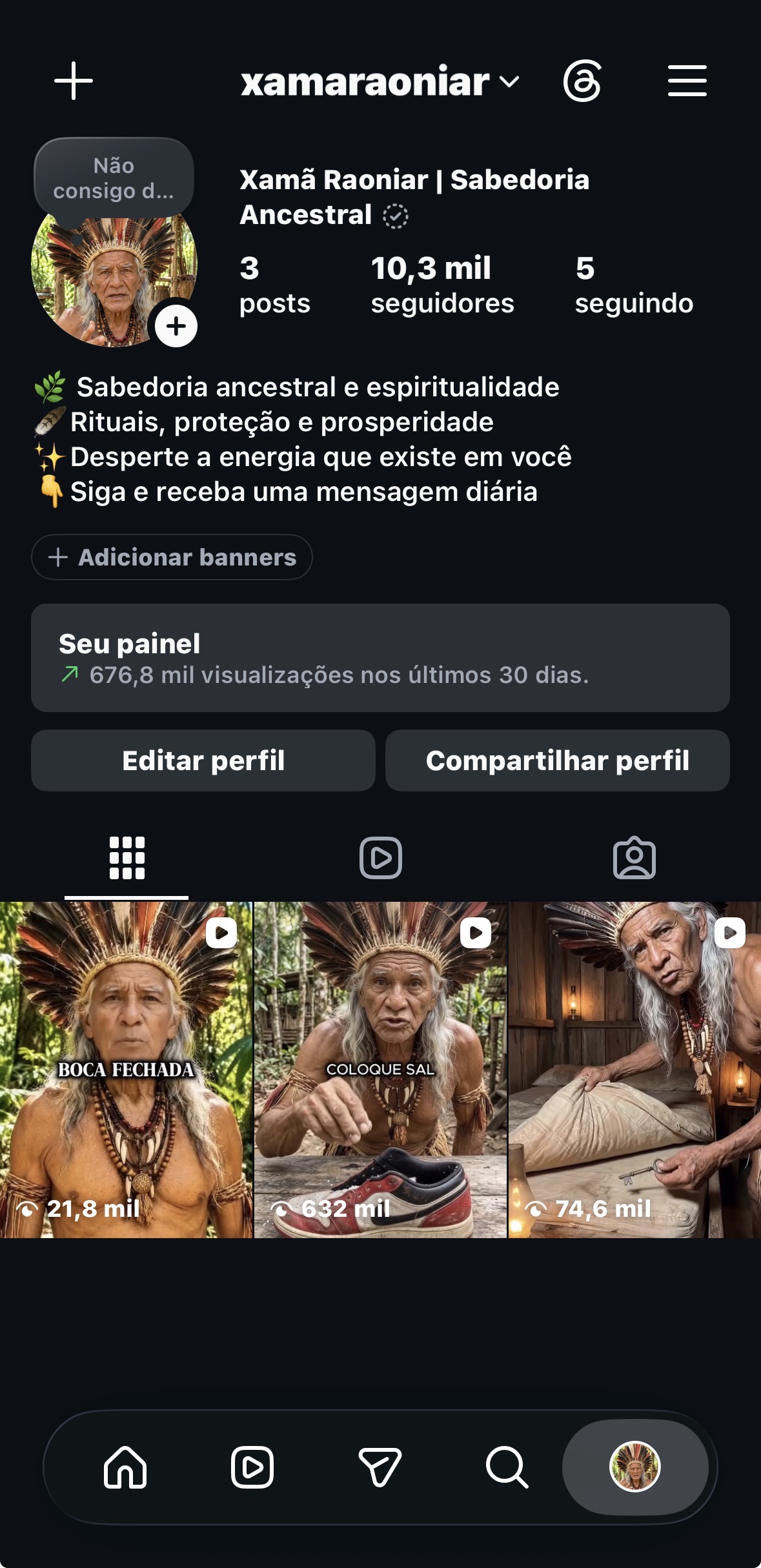 Screenshot 🔥 VENDO INSTAGRAM COM 10,3 MIL SEGUIDORES REAIS E ORGÂNICOS! 💰 PREÇO NEGOCIÁVEL! 📧 Acompanha o e-mail original de criação da conta! - Imagem 1