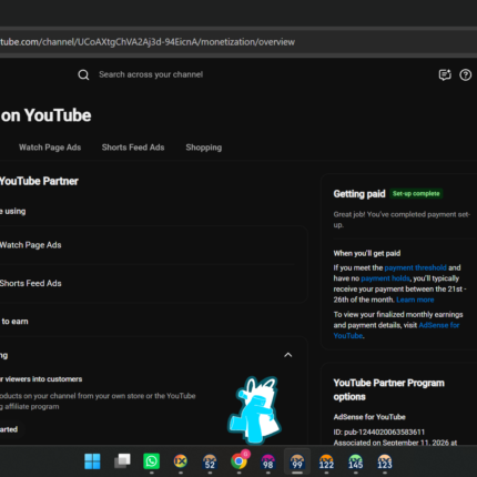 1k+ Subs Organic Active Monetized Channel Available for sale : পরিকল্পনা কল্পনা