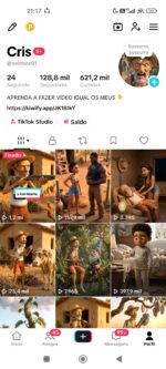 Tiktok 129K Seguidores Monetizado e com shop ativo sem doc
