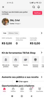 Tiktok 129K Seguidores Monetizado e com shop ativo sem doc - Imagem 3