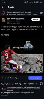 Página Fla da Opressão no Instagram — 11 Mil Seguidores, Engajada e Monetizada - Imagem 3