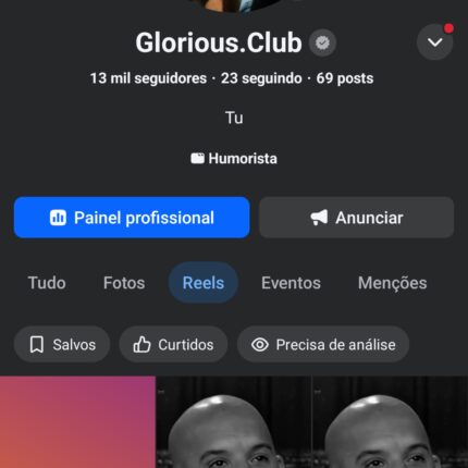 PÁGINA FACEBOOK 13 MIL SEGUIDORES | Engajamento 570k (28d)